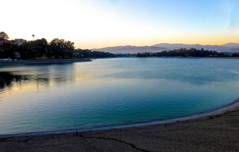 Silver Lake Reservoir looking northwest